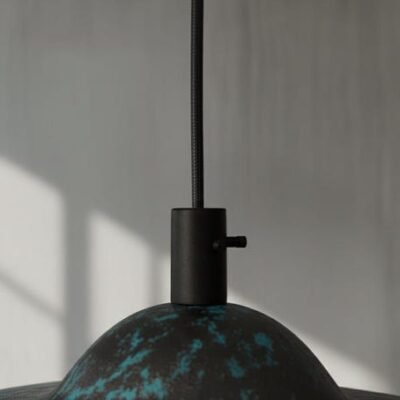 brssa9 (4) Verdigris Patina Pendant Light