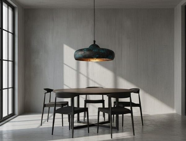 Verdigris Patina Pendant Light